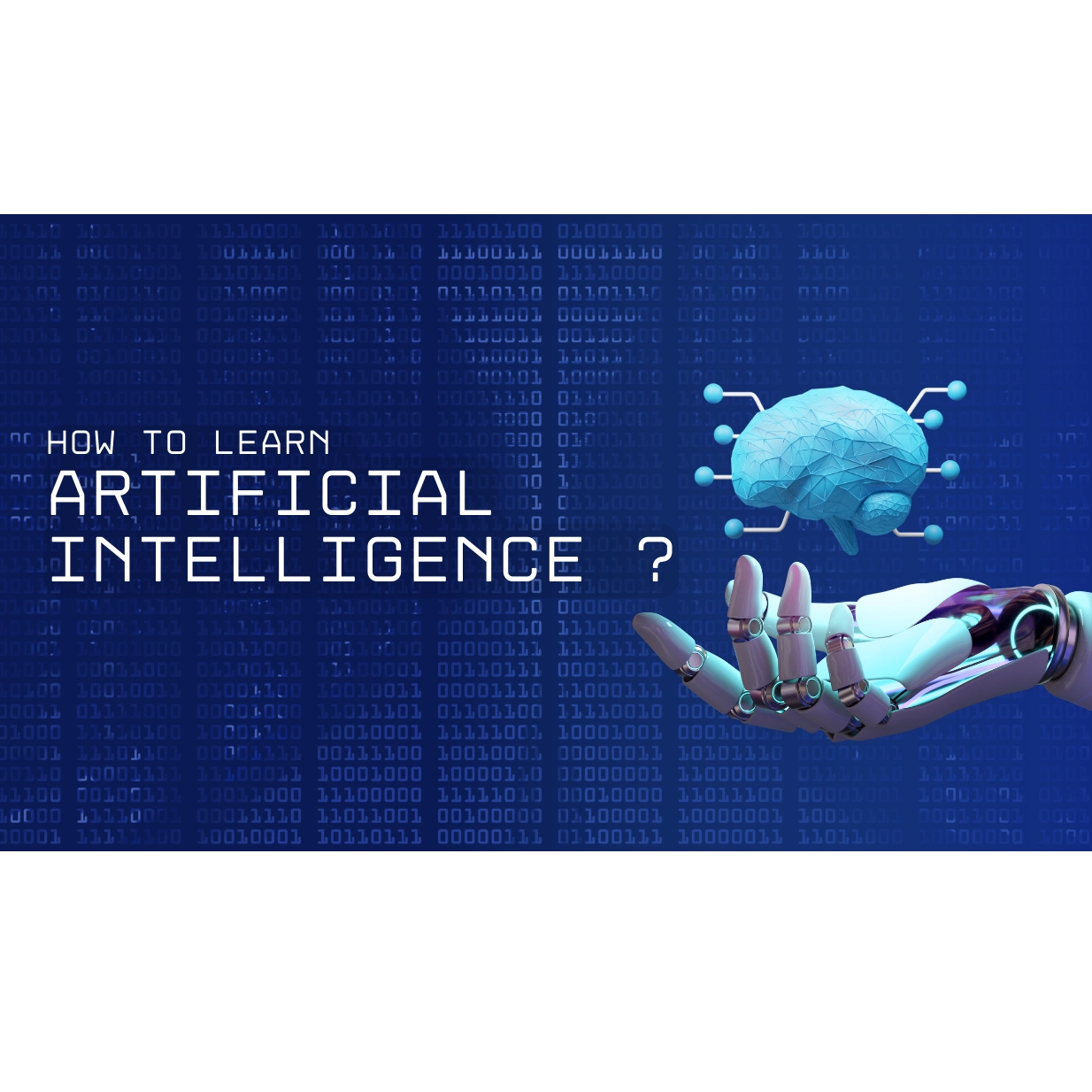 how to learn artificial intelligence ? Data Science Course